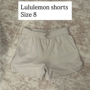 lululemon athletica Cream Athletic Shorts